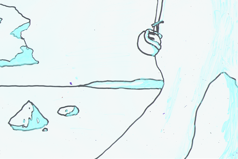 Ball With Iceberg and Hat