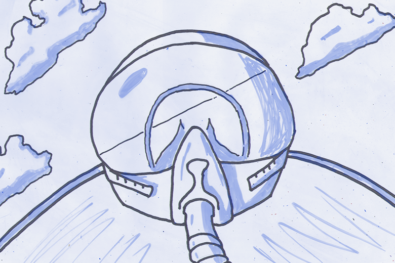 Ball With Cockpit and Hat