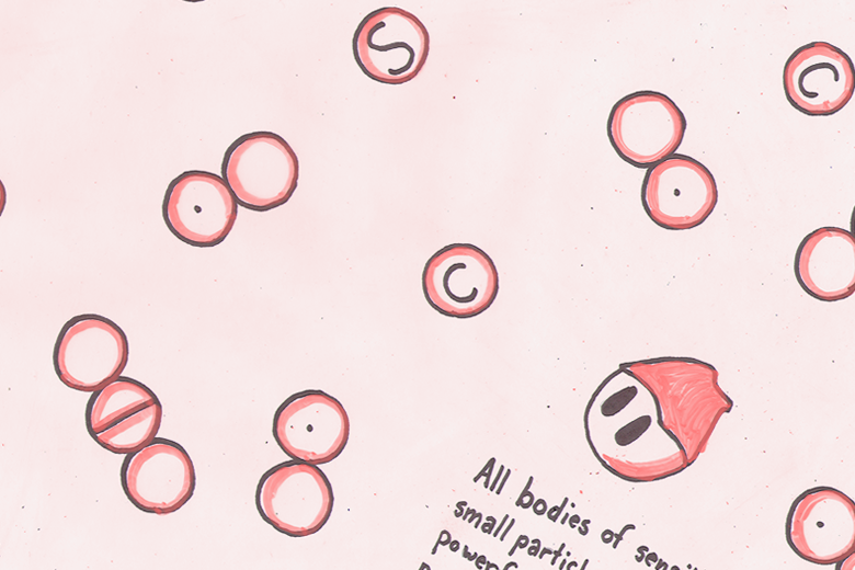 Ball With Atoms and Hat