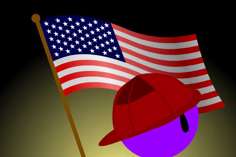 Ball With Flag and Hat