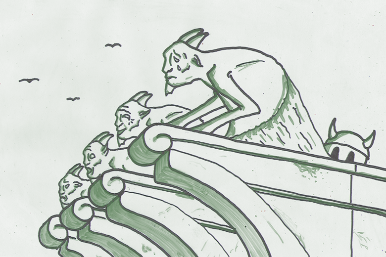 Ball With Grotesques and Hat