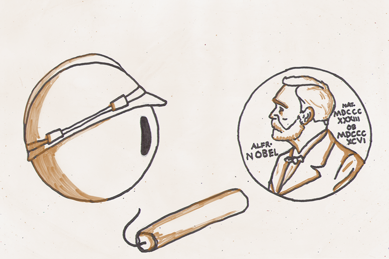 Ball With Dynamite and Hat