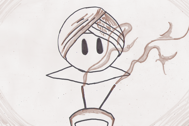 Ball With Incense and Hat