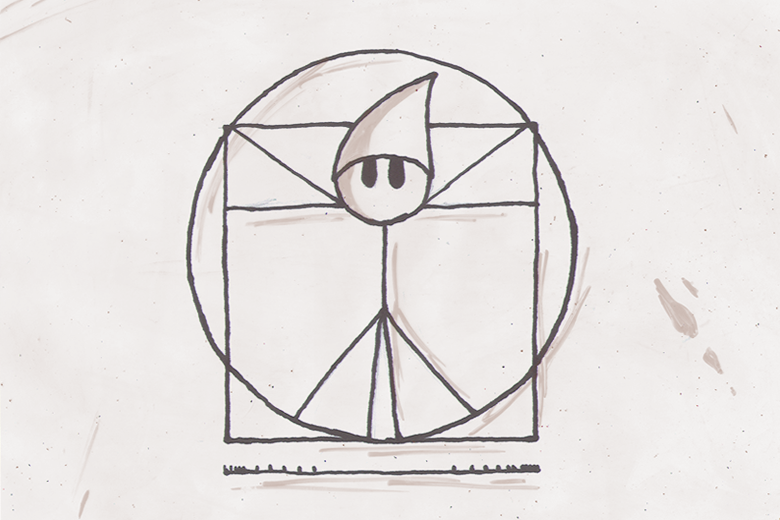 Ball With Proportions and Hat