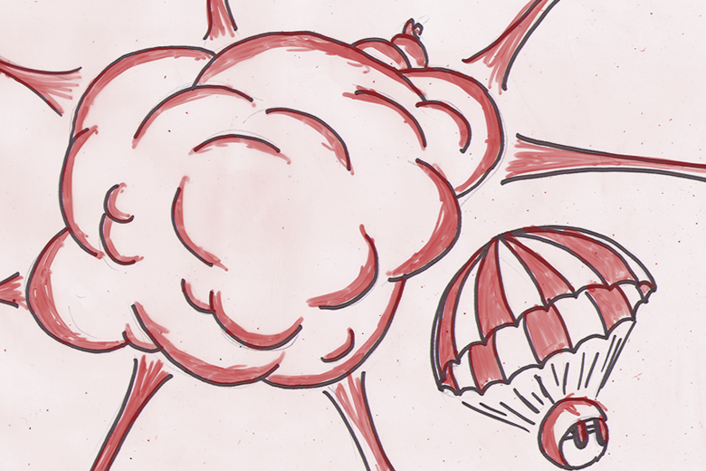 Ball With Explosion and Hat