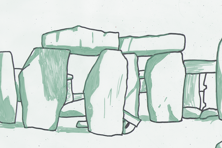 Ball With Monoliths and Hat